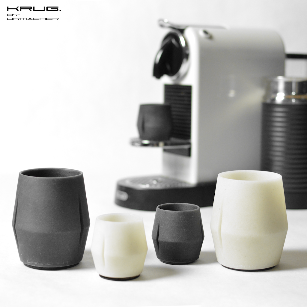 Industrial Design - like the KRUG by Urmacher: The first spoonless coffee and espresso cups